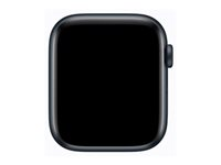 Apple Watch SE (GPS) 2a generation - midnattsaluminium - smart klocka med sportögla - midnatt - 32 GB MREA3QF/A