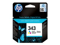 HP 343 - färg (cyan, magenta, gul) - original - bläckpatron C8766EE#UUS