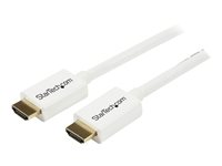 StarTech.com 3m/10 ft CL3 Rated HDMI Cable with Ethernet, In Wall Rated HDMI Cable 4K 30Hz, UHD High Speed HDMI Cable 10.2 Gbps Bandwidth, 4K Ultra HD HDMI 1.4 Video / Display Cable, 30AWG - Long White HDMI Cable - HDMI-kabel - 3 m HD3MM3MW