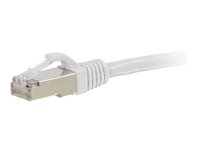 C2G Cat5e Booted Shielded (STP) Network Patch Cable - patch-kabel - 2 m - vit 83881