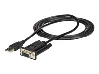 StarTech.com USB till nollmodem RS232 DB9 seriell DCE-kabeladapter med 1 port och FTDI - seriell adapter - USB 2.0 - RS-232 ICUSB232FTN