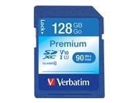 Verbatim Premium - flash-minneskort - 128 GB - SDXC UHS-I 44025