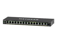 NETGEAR Plus GS316EP - switch - 16 portar - Administrerad GS316EP-100PES