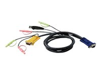 ATEN 2L-5302U - kabel för tangentbord/mus/video/ljud - 1.83 m 2L-5302U