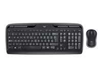 Logitech Wireless Combo MK330 - sats med tangentbord och mus - USA, internationellt - svart Inmatningsenhet 920-003989