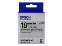 Epson LabelWorks LK-5SBE - etiketttejp - 1 kassett(er) - Rulle (1,8 cm x 9 m) C53S655013