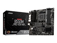 MSI B550M PRO-VDH WIFI - moderkort - micro ATX - Socket AM4 - AMD B550 B550M PRO-VDH WIFI