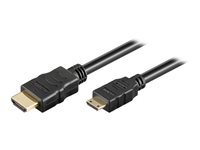 MicroConnect HDMI-kabel med Ethernet - 1 m HDM1919C1