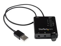 StarTech.com USB Sound Card w/ SPDIF Digital Audio & Stereo Mic - External Sound Card for Laptop or PC - SPDIF Output (ICUSBAUDIO2D) - ljudkort ICUSBAUDIO2D