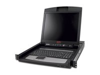 APC LCD Console - KVM-konsol - 17" AP5717F