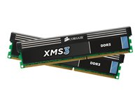 CORSAIR XMS3 - DDR3 - sats - 8 GB: 2 x 4 GB - DIMM 240-pin - 1333 MHz / PC3-10600 - ej buffrad CMX8GX3M2A1333C9