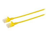 MicroConnect nätverkskabel - 1 m - gul V-UTP6A01Y-SLIM