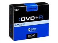 Intenso - DVD+R x 10 - 4.7 GB - lagringsmedier 4111652