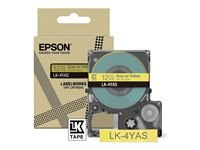 Epson LabelWorks LK-4YAS - bandpatron - 1 kassett(er) - Rulle (1,2 cm x 8 m) C53S672104