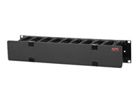 APC Horizontal Cable Manager Single-Sided with Cover - kabelhållarsats för rack - 2U AR8600A