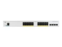 Cisco Catalyst 1000-24T-4X-L - switch - 24 portar - Administrerad - rackmonterbar C1000-24T-4X-L