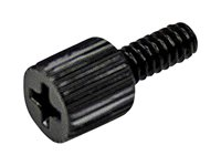 StarTech.com 6-32, 5/16in Long Black Metal Computer Case Thumbscrew - Pkg of 50 - tumskruv SCREWTHUMB