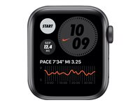 Apple Watch Nike SE (GPS + Cellular) - rymdgrå aluminium - smart klocka - 32 GB 3H250Z/A
