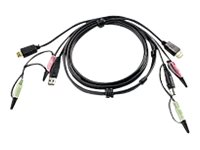 ATEN 2L-7D02UH - video/USB/ljud-kabel - 1.8 m 2L-7D02UH