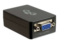 C2G Pro DVI-D to VGA Converter - videokonverterare - svart 82401