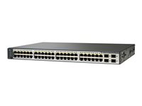 Cisco Catalyst 3750V2-48PS - switch - 48 portar - Administrerad - rackmonterbar WS-C3750V2-48PS-S