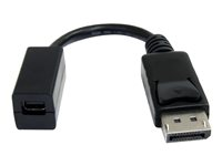 StarTech.com 6in DisplayPort to Mini DisplayPort Video Cable Adapter (DP2MDPMF6IN) - DisplayPort-adapter - 15.2 cm DP2MDPMF6IN
