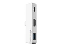 ALOGIC Ultra Series USB-C Dock Nano Mini - dockningsstation - USB-C - HDMI ULDNAMN-UA-SLV