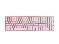 CHERRY MX-Board 3.0S - tangentbord - 100% full size - QWERTY - USA med eurosymbol - rosa Inmatningsenhet G80-3874HXBEU-9