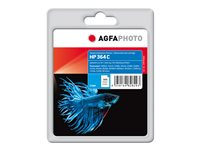 AgfaPhoto - cyan - kompatibel - bläckpatron (alternativ för: HP 364, HP CB318EE) APHP364C