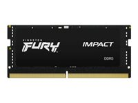 Kingston FURY Impact - DDR5 - sats - 32 GB: 2 x 16 GB - SO DIMM 262-pin - 6400 MHz / PC5-51200 KF564S38IBK2-32