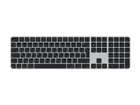 Apple Magic Keyboard with Touch ID and Numeric Keypad - tangentbord - USB-C - QWERTY - arabiska/engelska - svarta tangenter Inmatningsenhet MXK83AB/A