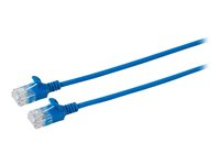 MicroConnect nätverkskabel - 1 m - blå V-UTP6A01B-SLIM