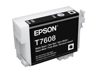 Epson T7608 - mattsvart - original - bläckpatron C13T76084010