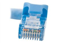 C2G Cat6 Booted Unshielded (UTP) Crossover Patch Cable - övergångskabel - 1 m - blå 83523