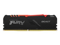 Kingston FURY Beast RGB - DDR4 - modul - 16 GB - DIMM 288-pin - 3000 MHz / PC4-24000 - ej buffrad KF430C16BBA/16