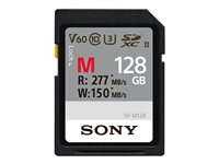 Sony SF-M Series SF-M128 - flash-minneskort - 128 GB - SDXC UHS-II SFM128T