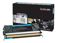 Lexmark - cyan - original - tonerkassett - LCCP, LRP C746A1CG