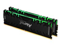 Kingston FURY Renegade RGB - DDR4 - sats - 32 GB: 2 x 16 GB - DIMM 288-pin - 3200 MHz / PC4-25600 - ej buffrad KF432C16RB1AK2/32