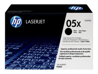 HP 05X - Lång livslängd - svart - original - LaserJet - tonerkassett (CE505X) CE505X