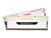 CORSAIR Vengeance RGB - DDR4 - sats - 16 GB: 2 x 8 GB - DIMM 288-pin - 3000 MHz / PC4-24000 - ej buffrad CMR16GX4M2D3000C16W