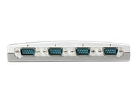 StarTech.com USB till RS232 seriell DB9-adapterhubb med 4 portar - seriell adapter - USB - RS-232 x 4 ICUSB2324