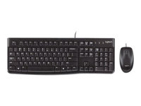 Logitech Desktop MK120 - sats med tangentbord och mus - nordisk 920-002823
