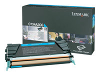 Lexmark - cyan - original - tonerkassett - LCCP C734A2CG