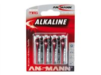 ANSMANN Mignon batteri - 4 x AA-typ - alkaliskt 5015563