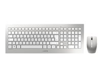 CHERRY DW 8000 - sats med tangentbord och mus - QWERTZ - tysk - vit, silver Inmatningsenhet JD-0310DE
