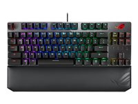 ASUS ROG Strix Scope NX TKL Deluxe - tangentbord - grå, svart Inmatningsenhet 90MP00N6-BKNA00