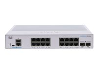 Cisco Business 250 Series CBS250-16T-2G - switch - 18 portar - smart - rackmonterbar CBS250-16T-2G-EU