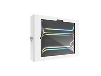 Compulocks iPad Pro M4 11" (2024), Apex Secured Enclosure Wall Mount hölje - för surfplatta - glasfäste, utrymme - vit 11PAPX4W