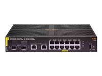 HPE Aruba 6100 12G Class4 PoE 2G/2SFP+ 139W Switch - switch - 16 portar - Administrerad - rackmonterbar JL679A#ABA