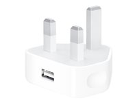 Apple 5W USB Power Adapter strömadapter - USB - 5 Watt MGN43B/A